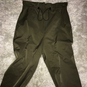 Green khaki pants